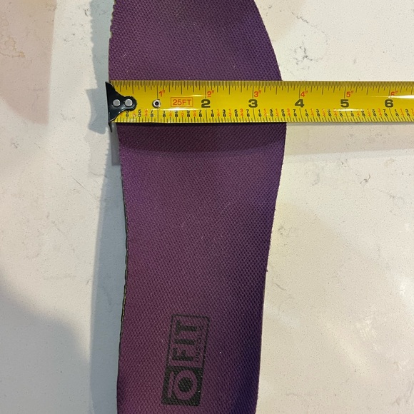 OBOZ B DRY WATERPROOF WOMENS 11 hiking boots ankle support black tan purple fit - Picture 7 of 8